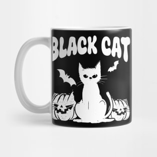 Cat What Black Cat halloween it is Mug